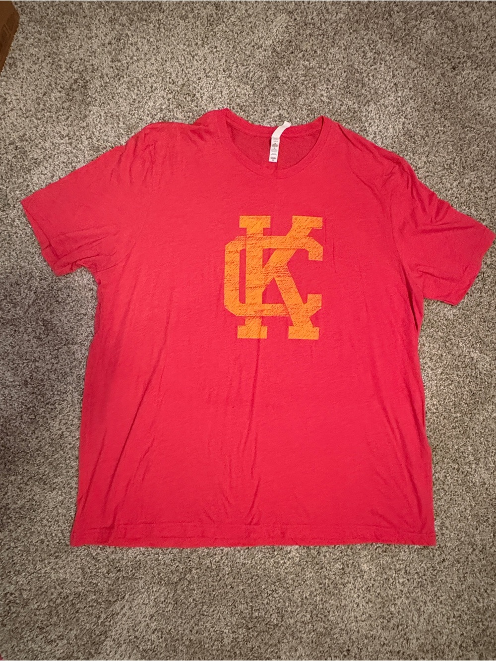NWOT Mens Graphic KC Logo Tee -Size 3XL 🏈❤️🏈